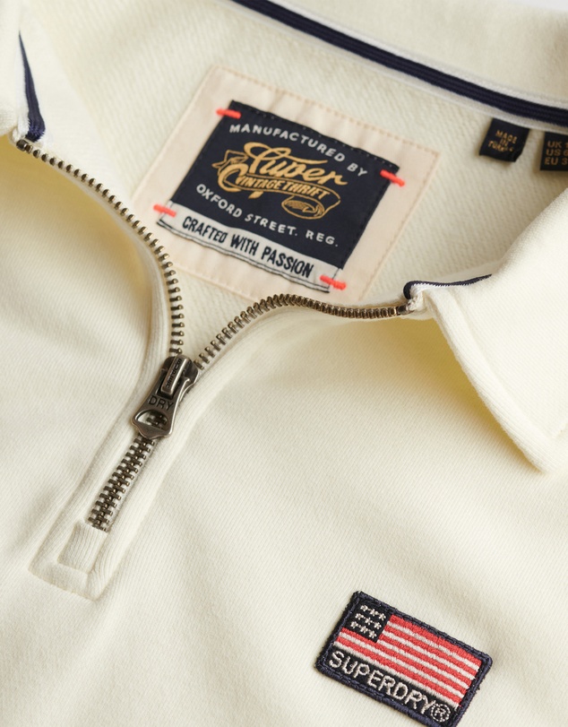 Superdry - Athletic Collared Half Zip