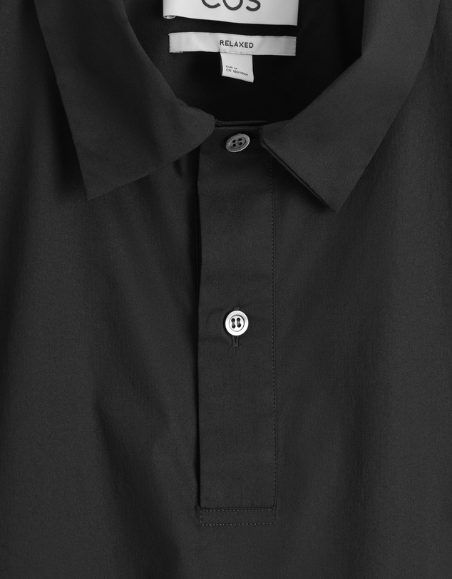 COS - Cotton Popover Short-Sleeved Shirt