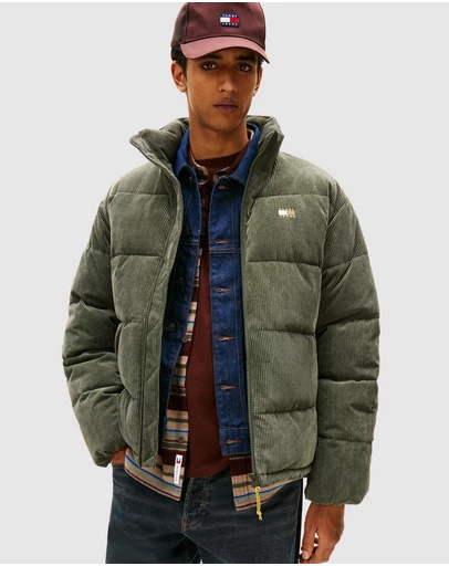 Tommy Jeans - Vail Cord Faux Down Jacket