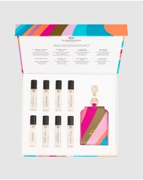 Glasshouse Fragrances - Fragrance Library 8 x 5mL Eau De Parfums & Travel Case Keyring