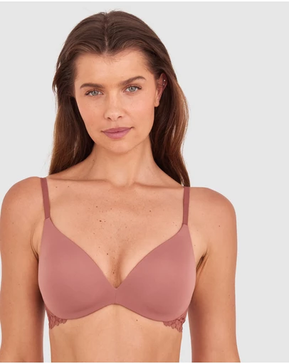 Bras N Things - NKD Push Up Wirefree Bra - Mocha