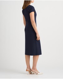David Lawrence - Ioni Textured Jersey Dress