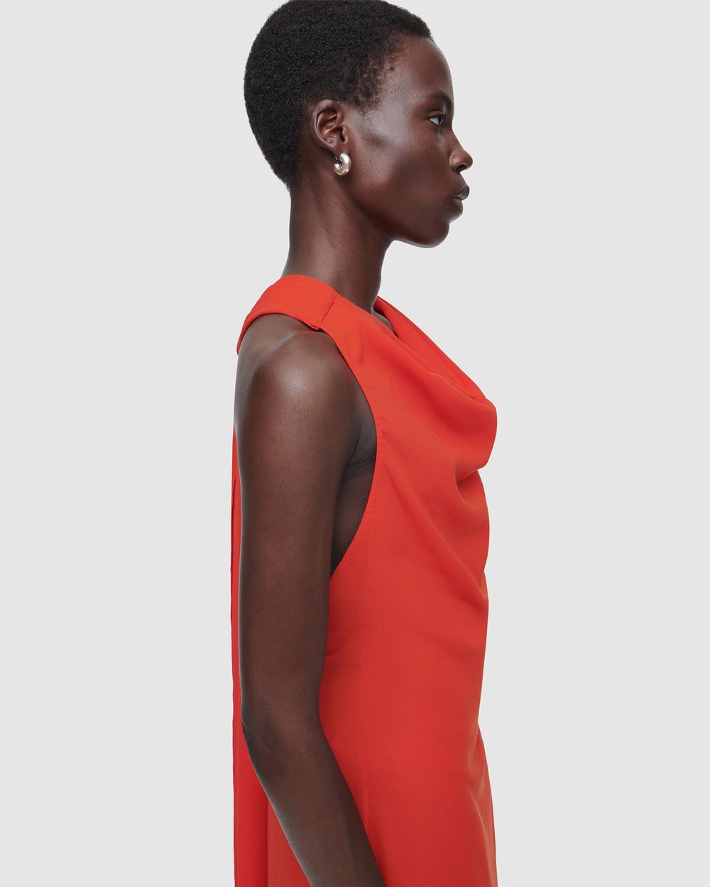 Open-Back Cowl-Neck Maxi Dress by COS Online | THE ICONIC | Australia