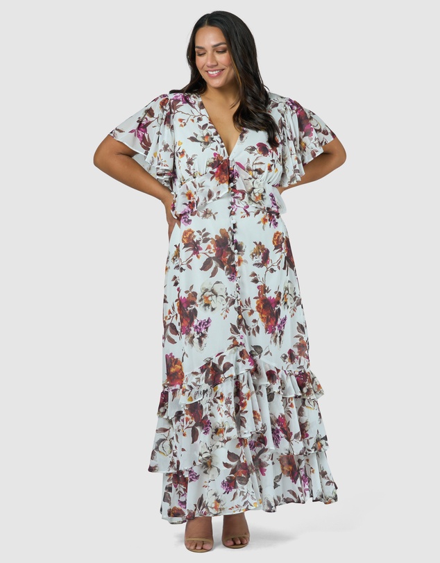 Something 4 Olivia - Lavinia Frill Maxi Dress