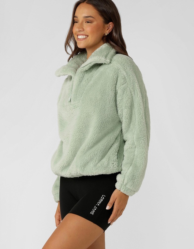 Lorna Jane - Everyday Teddy Quarter Zip Sweater