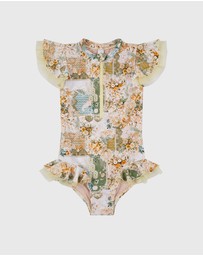 Aqua Blu Kids - Mosaic Short Sleeve One Piece - Kids