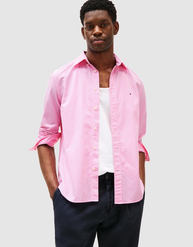 Tommy Hilfiger - TH Flex Gingham Check Regular Shirt