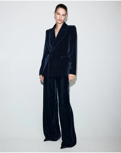 M.N.G - Velvet Suit Trousers