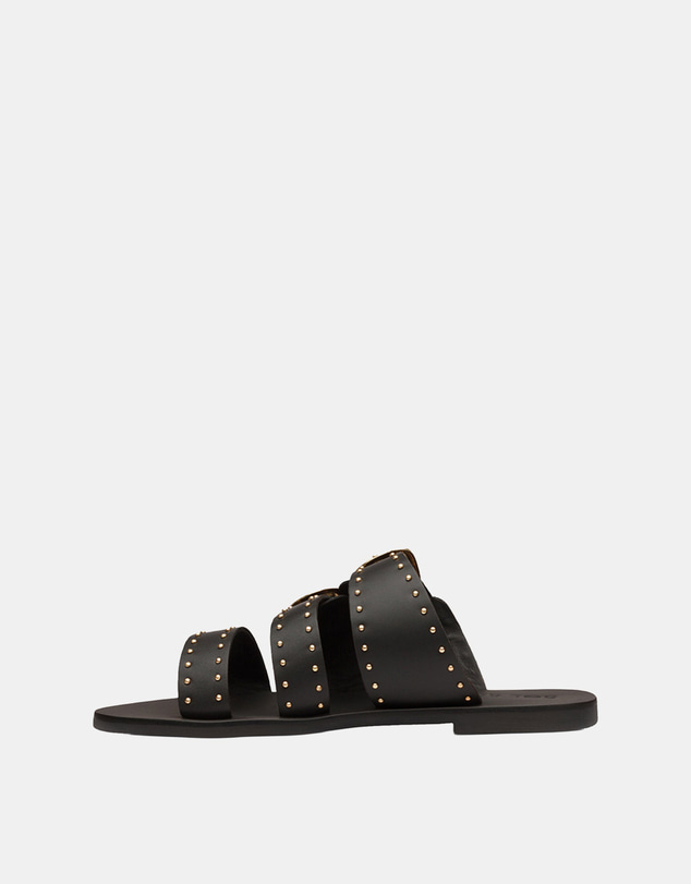 Sol Sana - Eastwood Stud Slide Black/Gold