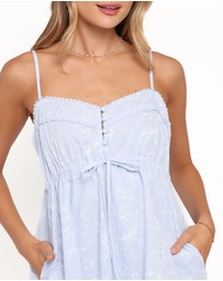 Petal & Pup - Keaton Mini Dress - Cornflower Blue
