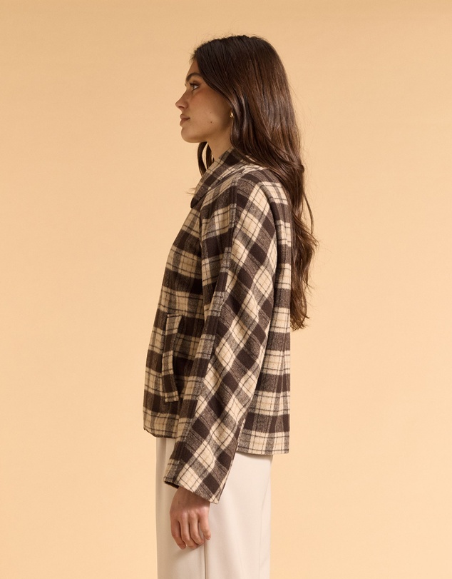 MVN - Plaid Short Jacket