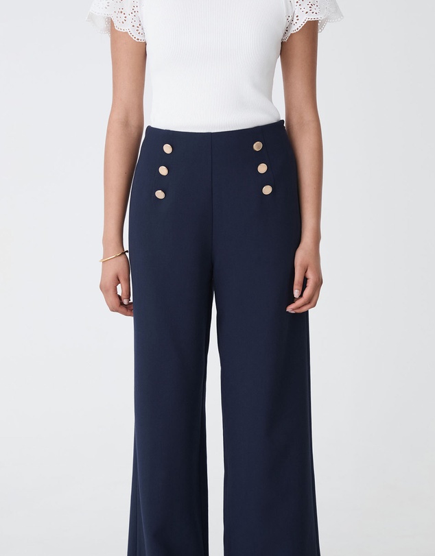 Forcast - Evie Wide Leg Sailor Pants