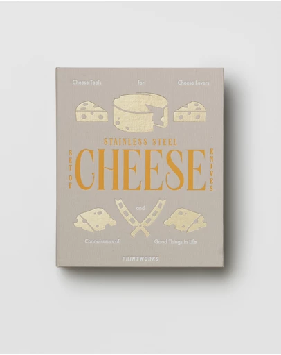 Printworks - Printworks The Essentials Cheese Tools-Beige Orange