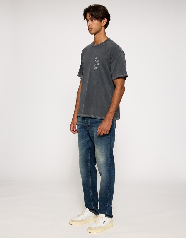 Nudie Jeans - Koffe Scratched Tracks T-Shirt