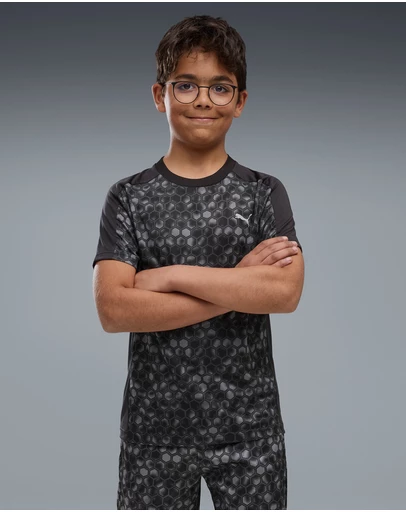 Puma - Train All Day Essentials Printed Tee - Boys