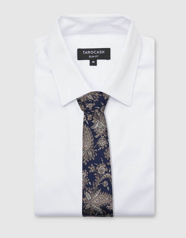 Tarocash - Thiago Floral Silk Tie
