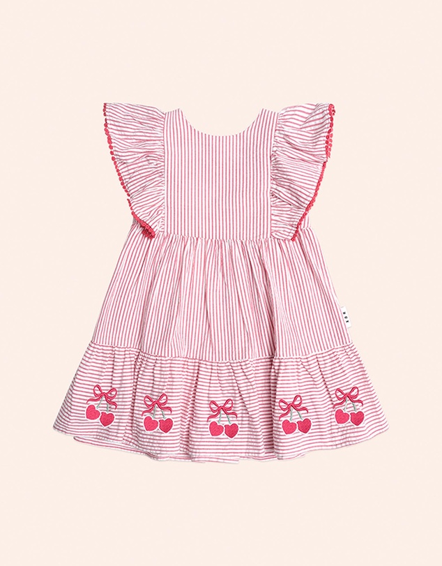 Huxbaby - Cherry Pie Stripe Dress - Mini Dress