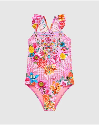 Camilla - Straight Neck One Piece - Kids-Teens