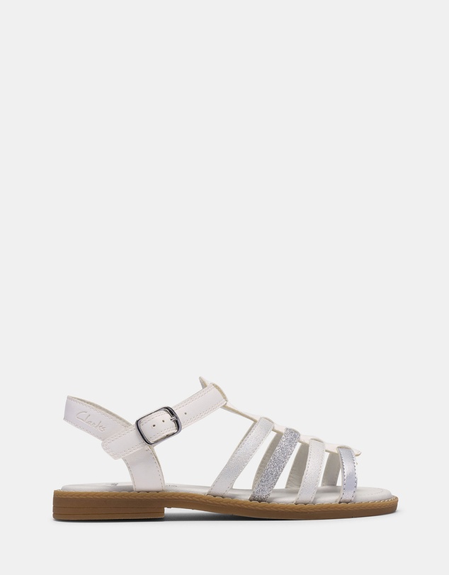 Clarks - Luana Hope (K) White Combi