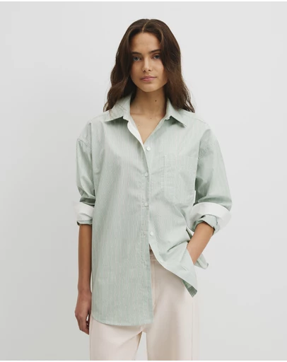 Country Road - Stripe Poplin Shirt