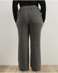 Atmos&Here Curvy - Mirabel Flare Jersey Pants