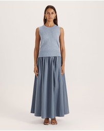 SABA - Franka Merino Wool Ribbed Tank