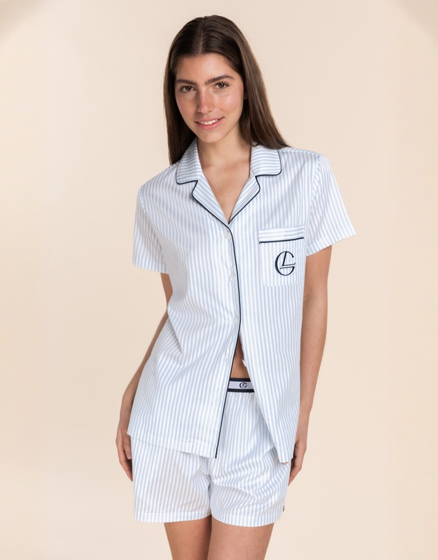 Gingerlilly - Rebecca Judd x Gingerlilly Camilla Cotton Short PJ Set