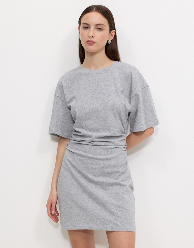 Calli - Gathered Tee Dress
