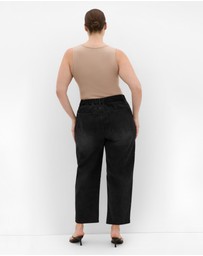 City Chic - Harley Fit Bridget Barrel Leg Ankle Grazer Jean