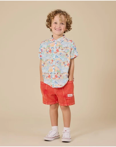 Goldie + Ace - Summer Bay Holiday Shirt - Babies-Kids