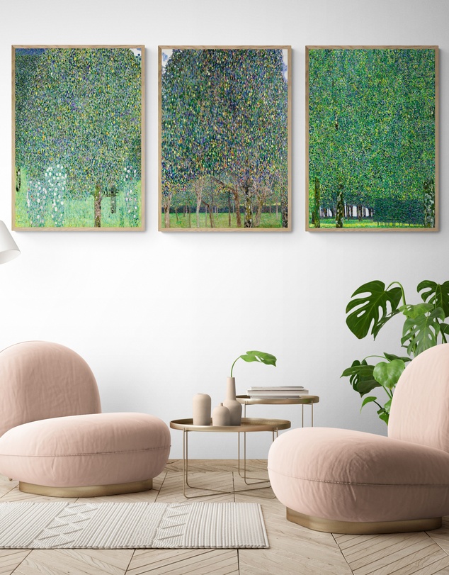 Inka Arthouse - 3x Gustav Klimt Exhibition Art Prints
