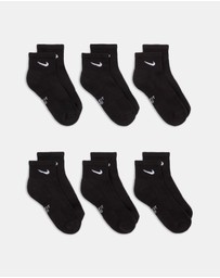 Nike - 6-Pack Cushioned Ankle Socks - Teens