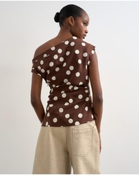 TOPSHOP - Casa Cinched Waist Top