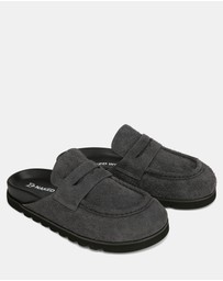 Naked Wolfe - Cord Dark Grey Hairy Suede