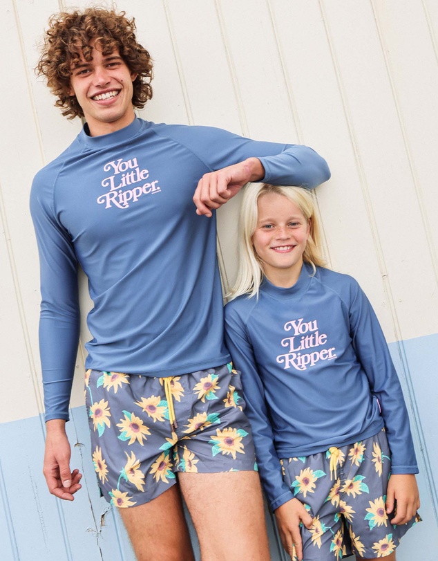 Skwosh - You Little Ripper Rashie in Navy