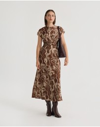 Oxford - Charlotte Printed Twill Dress