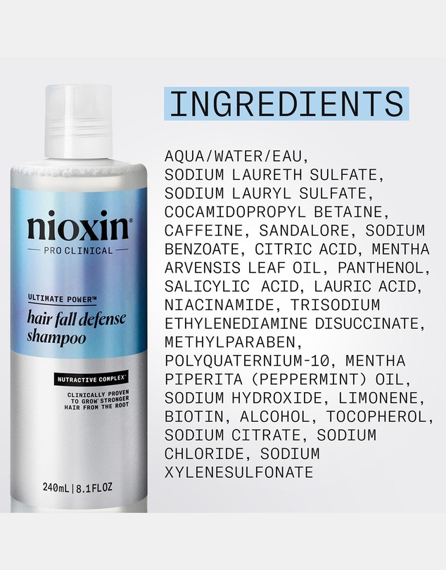 Nioxin - Nioxin Hair Fall Defense Shampoo - Shampoo For Hair Loss, 240ml
