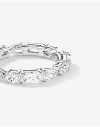 Michael Hill - Multi-Stone Cubic Zirconia Eternity Ring in Sterling Silver