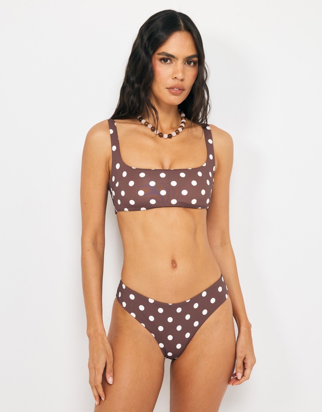 AERE - Lucia Square Neck Bikini Top