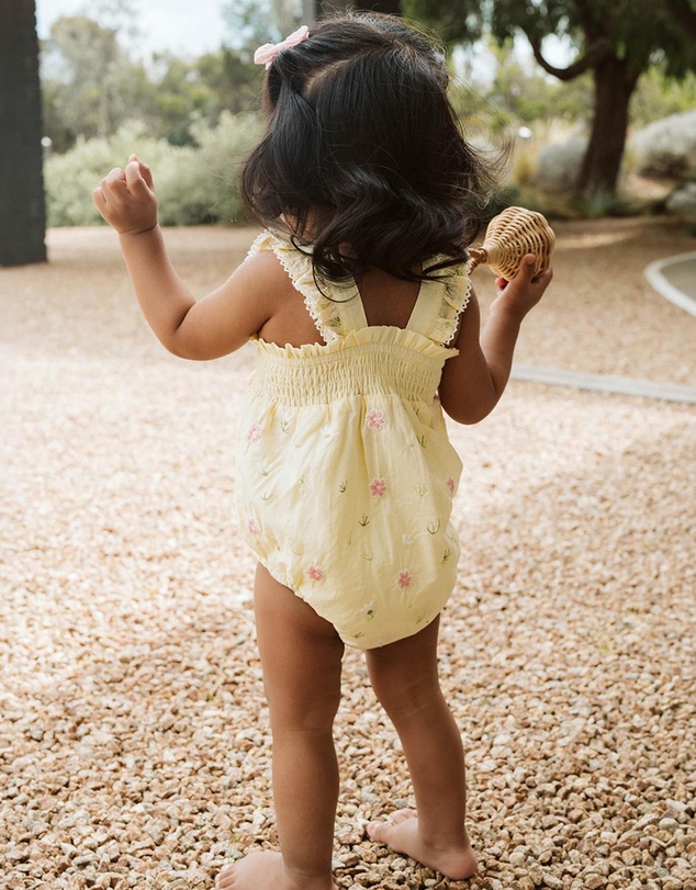 Bebe by Minihaha - Pia All Over Embroidery Bodysuit - Babies