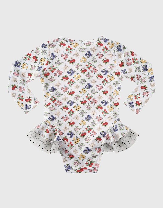 Aqua Blu Kids - Petit Four Long Sleeve One Piece - Babies