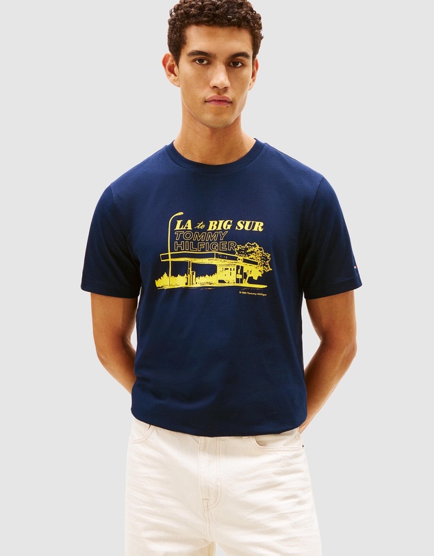 Tommy Hilfiger - Photo Print Jersey Crew Neck T-Shirt