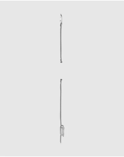 Fossil - Silver-Tone Strap Bar - Ladies