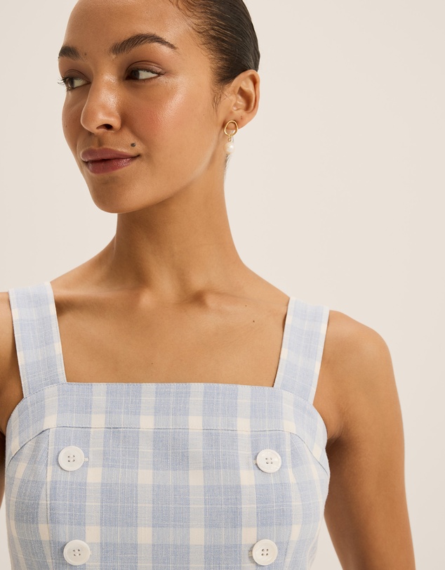 Review - Grace Check Mini Sun Dress