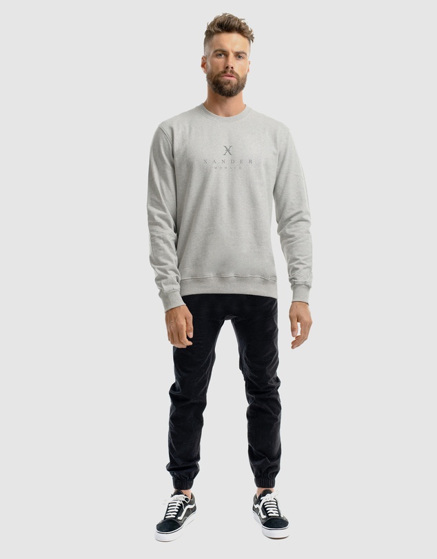 Xander - Monarch Mono Embroidery Crewneck