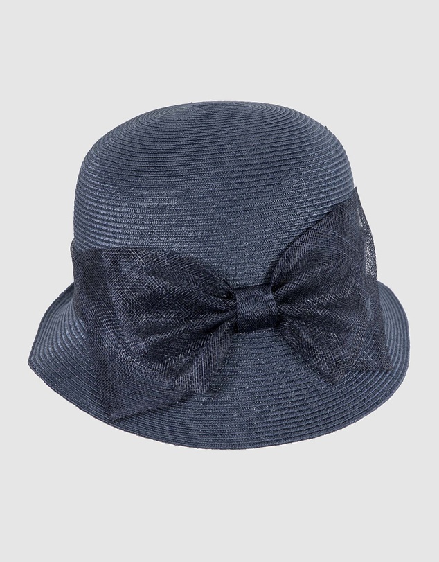 Max Alexander - Summer Navy Cloche Hat