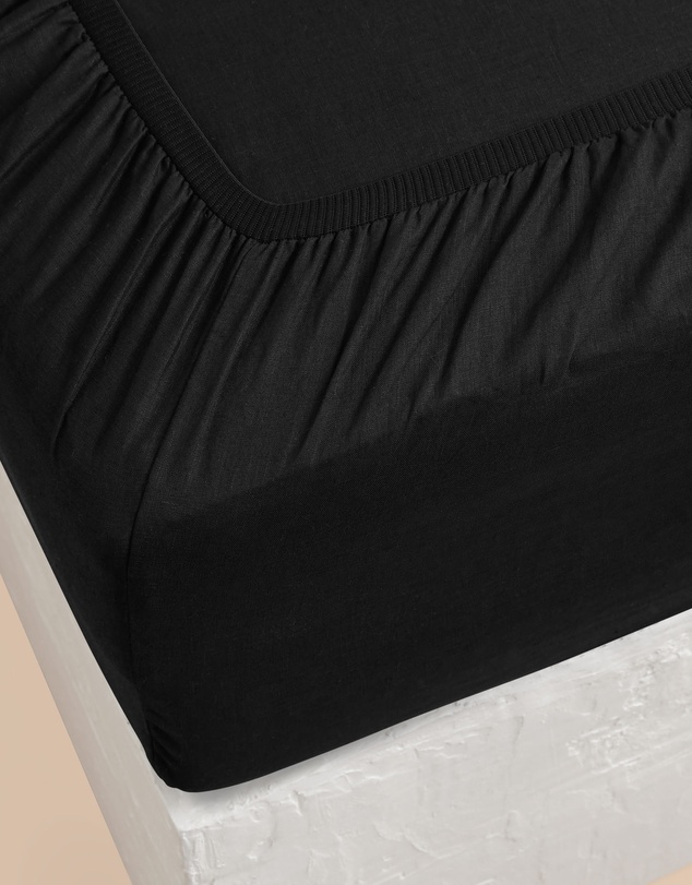 Sheet Society - Eve Linen Cot Fitted Sheet
