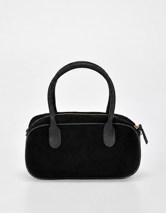 Cobb & Co - Elwood Suede Leather Crossbody Bowler Bag