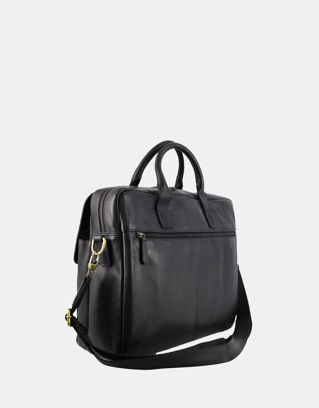 Pierre Cardin - Pierre Cardin Men's Leather Classic Messenger/Computer Bag