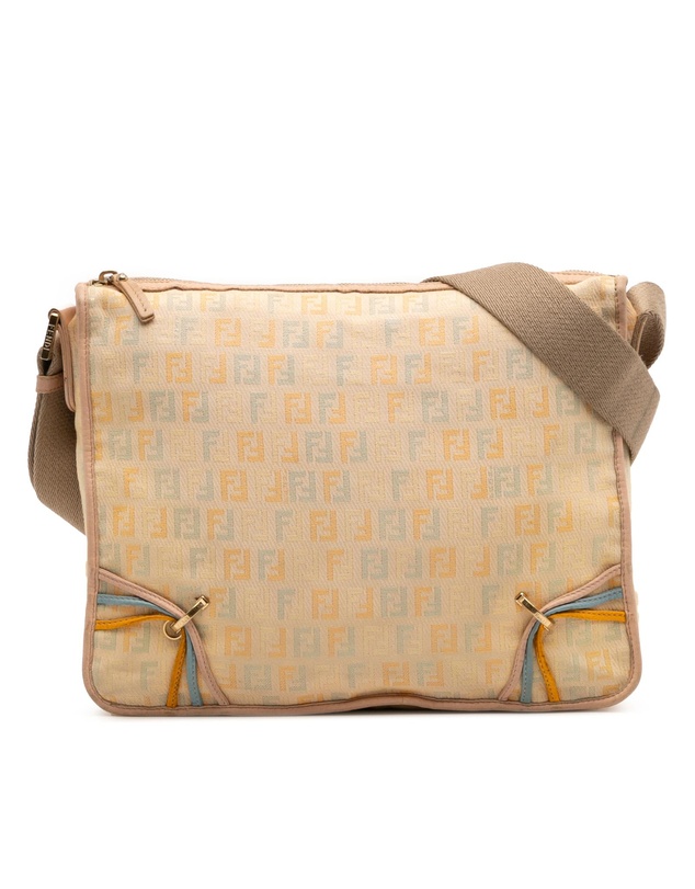 Pre-Loved by Azura Reborn - Pre-Loved Zucchino Canvas F Charm Crossbody